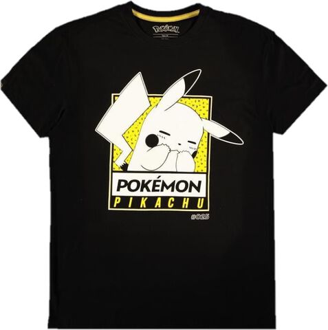 T-shirt - Pokemon - Embarrassed Pika - Men's Short Sleeved - L